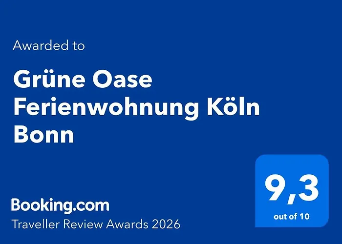 Apartmán Gruene Oase Koeln Bonn - Traveler Award Gewinner *